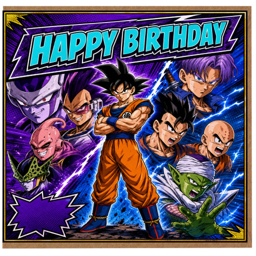 Birthday Card, Anime Happy Birthday Card
