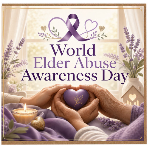 Birthday Card, World Elder Abuse Awareness Day Card