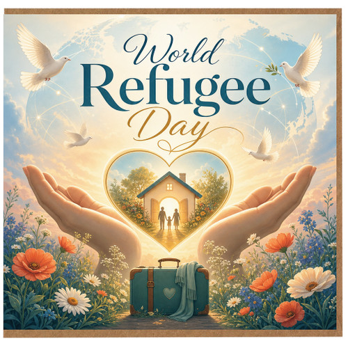 Birthday Card, World Refugee Day Card