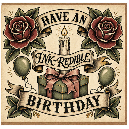 Birthday Card, Have an Ink - Redible Birthday Card