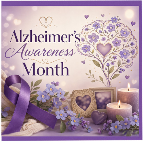 Birthday Card, Alzheimer's Awareness Month Card