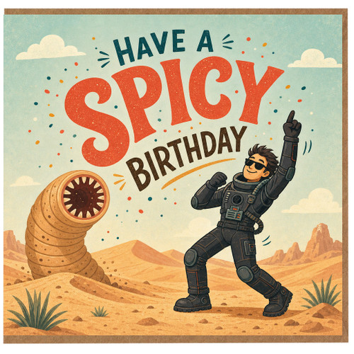 Birthday Card, Fun Sci - Fi Birthday Card