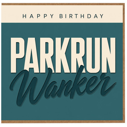 Birthday Card, Birthday Parkrun Runner Card