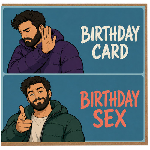Birthday Card, Funny Birthday Card for Him