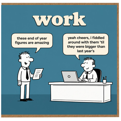 Birthday Card, Funny Office Greeting Card