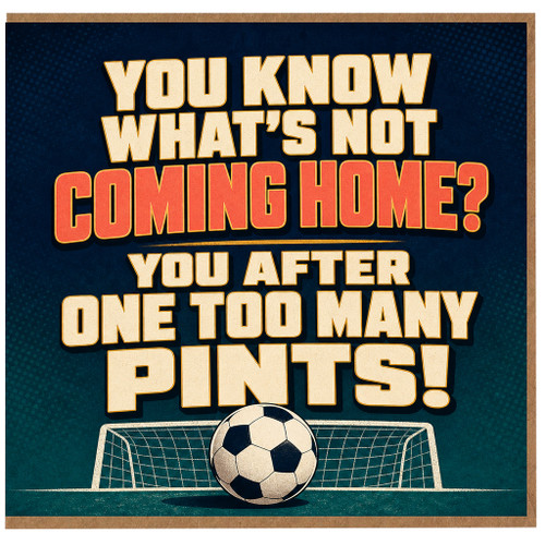Birthday Card, Funny Sports Fan Card