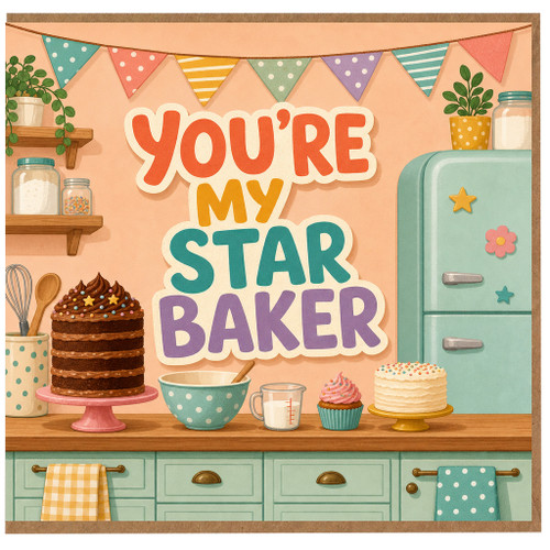 Birthday Card, Baker Birthday Card