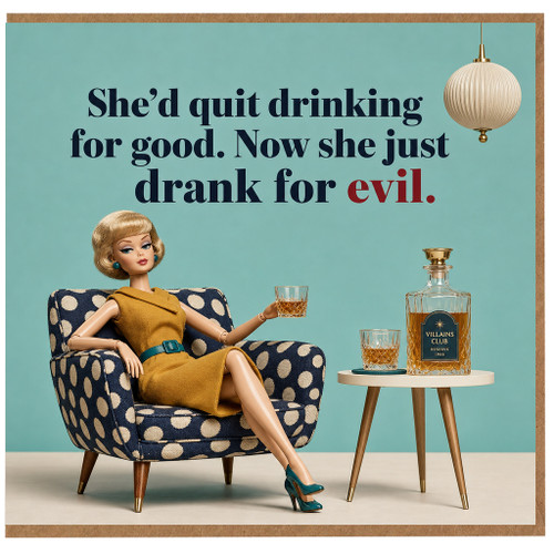 Birthday Card, Retro Humour Card
