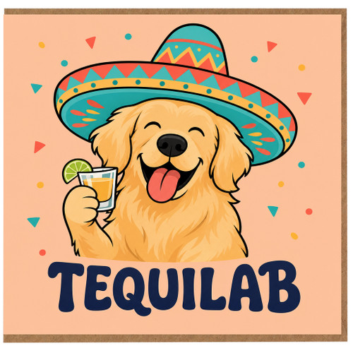Birthday Card, Funny na Sombrero Drink Card