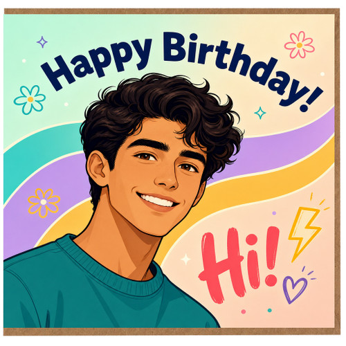 Birthday Card, Happy Birthday Greeting Card