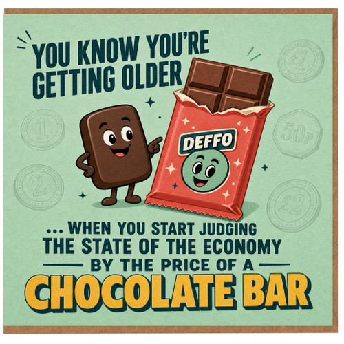 Birthday Card, Humorous Getting Older Card