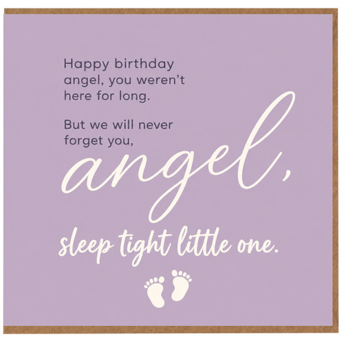 Birthday Card, Baby Memorial Birthday Card