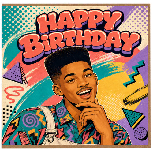Birthday Card, Happy Birthday Pop Art Card