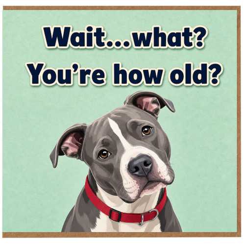 Birthday Card, Wait...what? You're how old? na Design