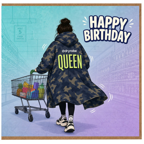 Birthday Card, Happy Birthday Queen Card