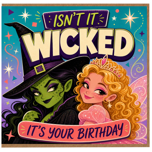 Birthday Card, Funny Witch Birthday Card, It’s Your Birthday Card