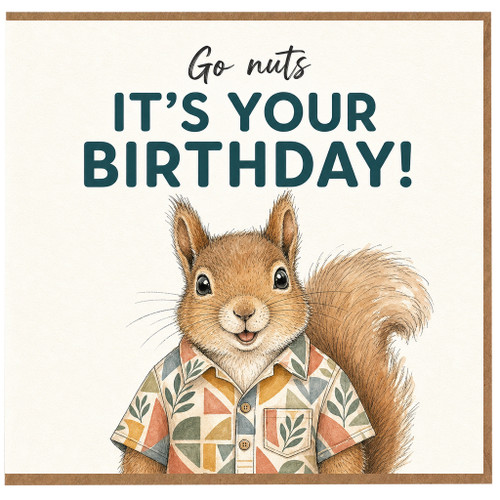 Birthday Card, Go Nuts It's Your Birthday Card