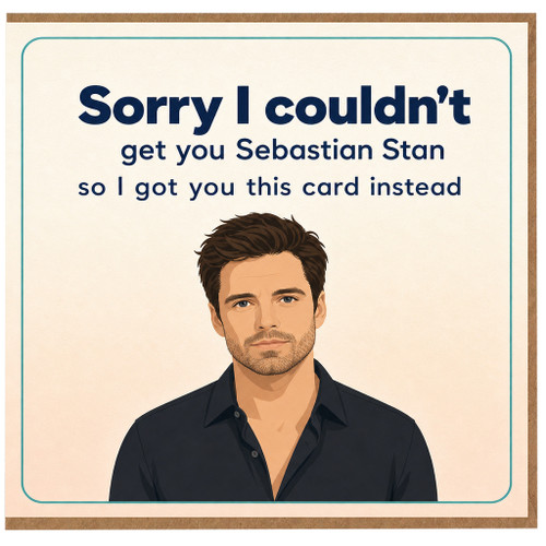 Birthday Card, Celebrity Fan Humour Card