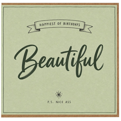 Birthday Card, Beautiful Happiest of Birthdays Card