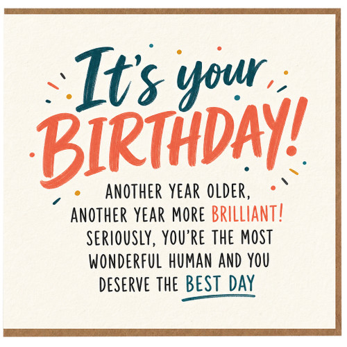 Birthday Card, It’s Your Birthday Funny Celebration Card
