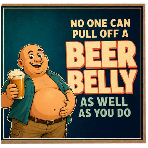 Birthday Card, Humorous Beer Lover Greeting Card