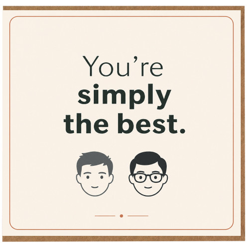 Birthday Card, You're Simply the Best Card