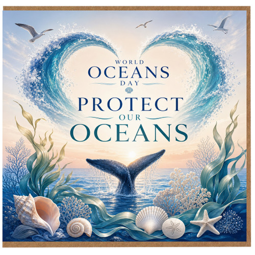 Birthday Card, Protect Our Oceans Greeting Card