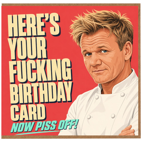 Birthday Card, Funny Swearing Birthday Card