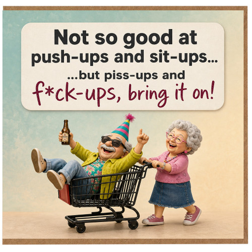 Birthday Card, Cheeky Rude Humour Card