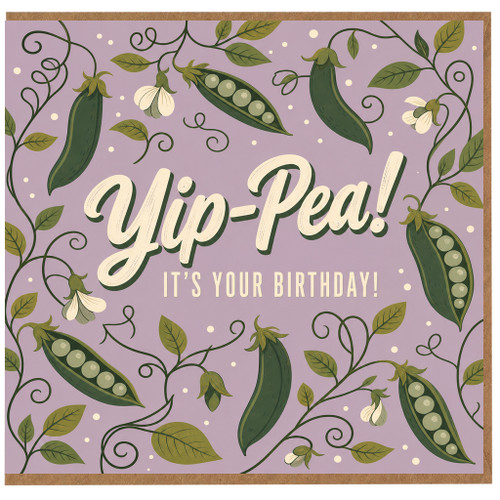 Birthday Card, Yip - Pea It's Your Birthday Card