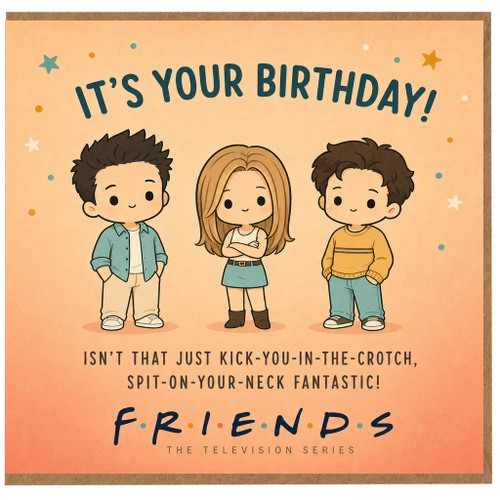 Birthday Card, Funny TV Series Inspired Birthday Card