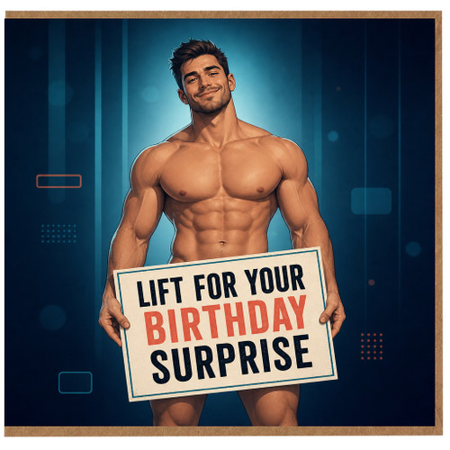 Birthday Card, Funny Lift For Your Birthday Card