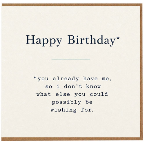 Birthday Card, Funny Birthday Card