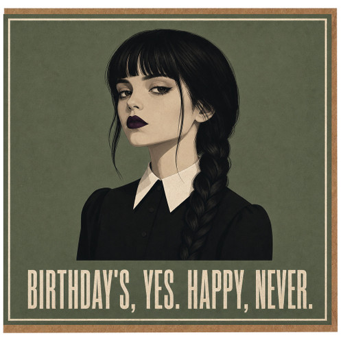Birthday Card, Gothic Birthday Card