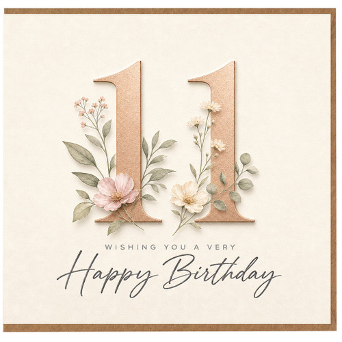 11th Birthday Card