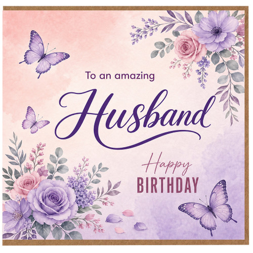 Husband Birthday Card, To an Amazing Husband Happy Birthday Card