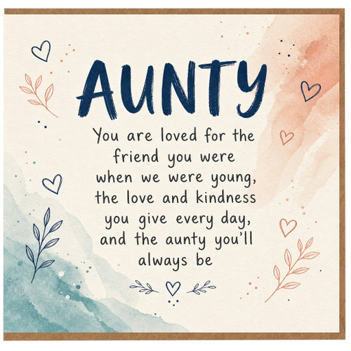 Birthday Card, Sentimental Thank You Card