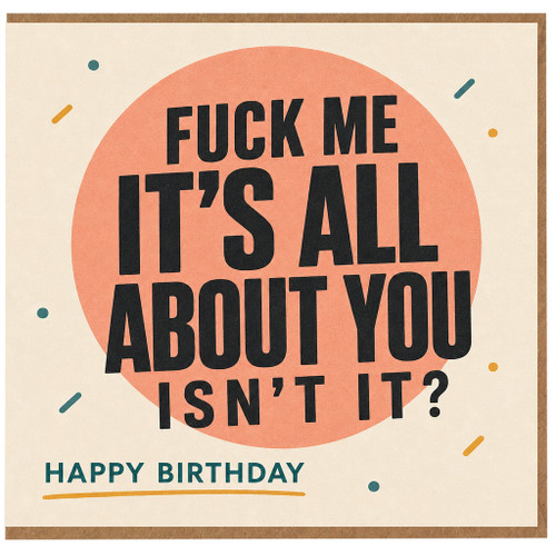 Birthday Card, Rude Happy Birthday Card for Her or Him