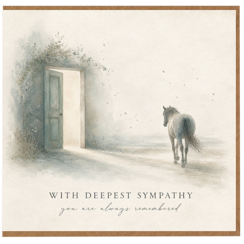 Birthday Card, With Deepest Sympathy, You Are Always Remembered