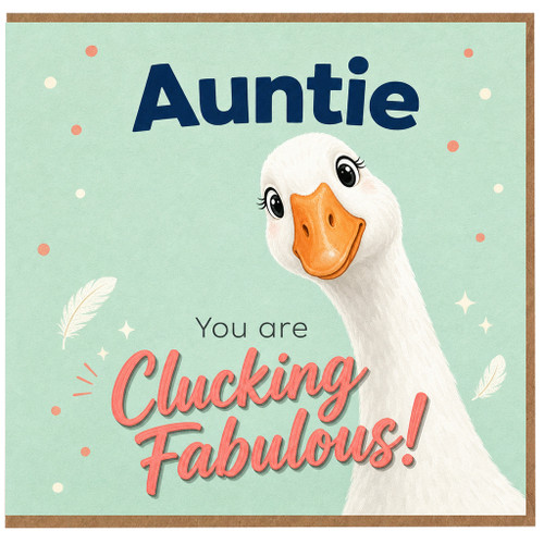 Birthday Card, You Are Clucking Fabulous Card
