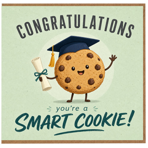 Birthday Card, You're a Smart Cookie Card