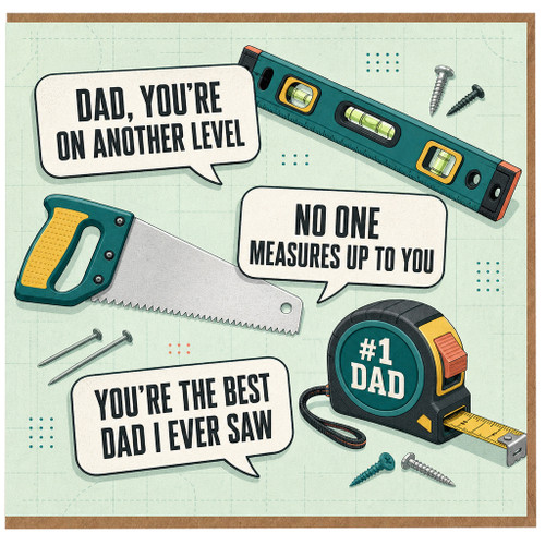 Birthday Card, You're On Another Level Day Card, No One Measures Up To You, Best I Ever Saw