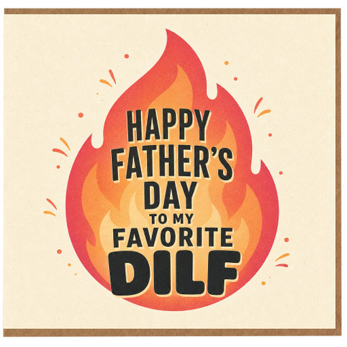 Birthday Card, Funny DILF Card