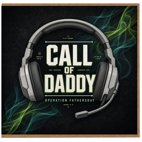 Birthday Card, Day Card - Call of Gaming Style Card