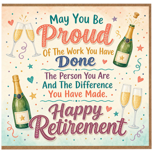 Birthday Card, Happy Retirement Card