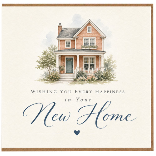 Birthday Card, Housewarming Congratulations Card
