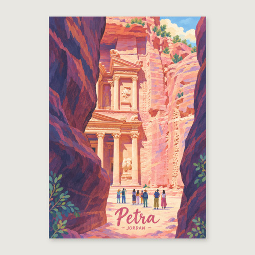 Complete unframed print; exact finished-paper ratio, digital studio view