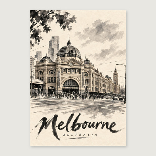 Complete unframed print; exact finished-paper ratio, digital studio view
