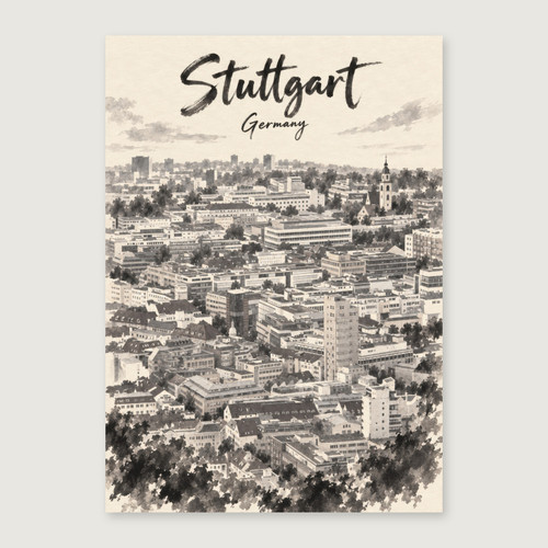 Complete unframed print; exact finished-paper ratio, digital studio view