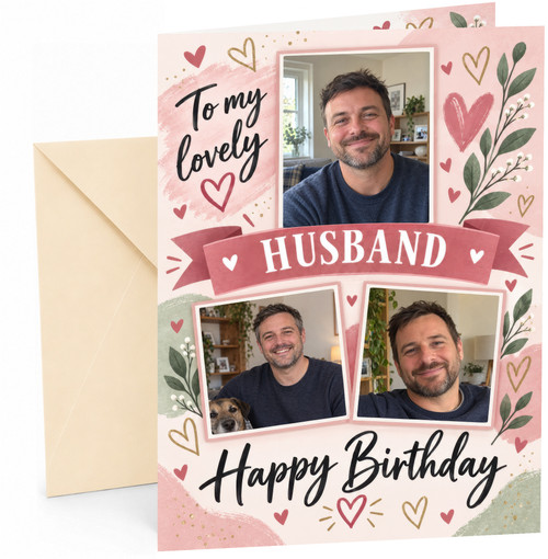 Completed card with Cream envelope